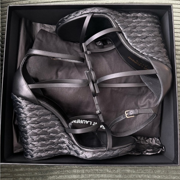 Saint Laurent Wedge Espadilles - Picture 6 of 7